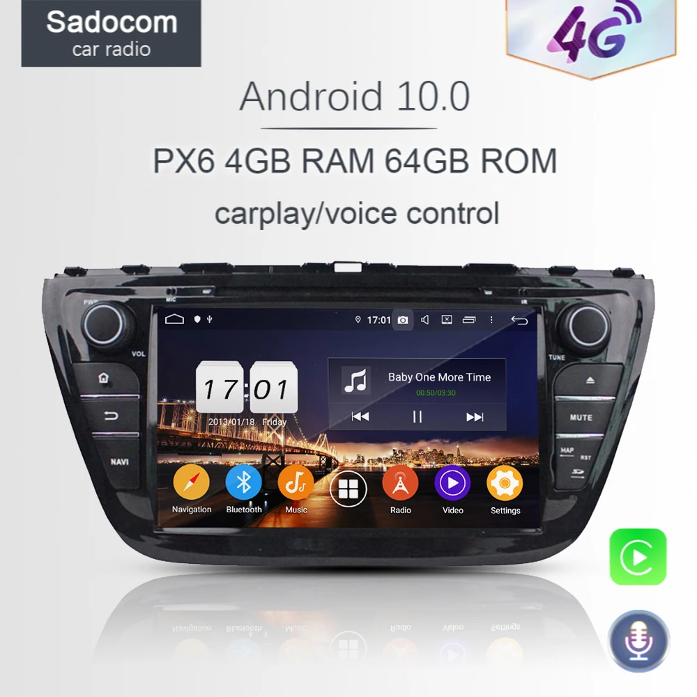 8 &quot720P PX6 2 din Android 9 0 Core 4 Гб RAM 64 ROM автомобильный DVD плеер мультимедиа авторадио для