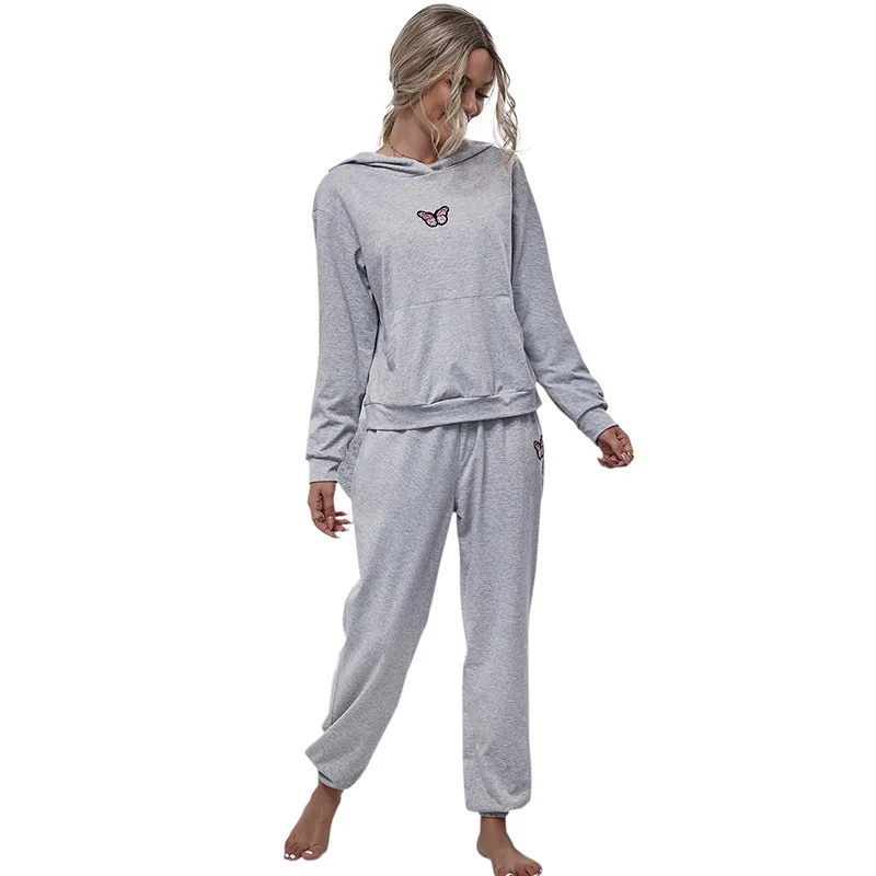Autumn Women's Sets Sportswear Elegant Pant Female Casual Outfits Jogger Sports Suit Tracksuit Womens Sweatsuit Hoodie | Женская