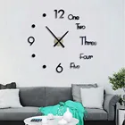 Настенные часы Diy 3d зеркальные часы креативные акриловые настенные наклейки для гостиной кварцевые иглы европейские часы домашний декор настенные часы