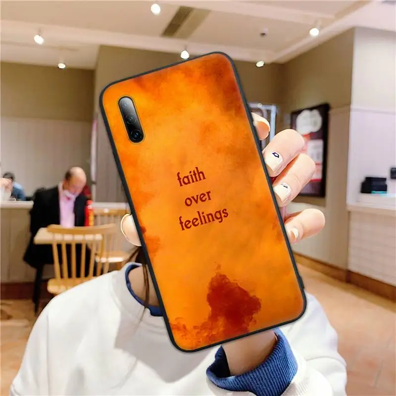 

God Jesus Pray Quotes Phone Case for redmi 5 plus 6A 7A 8A 9A note 7 8T 9S Black Soft pro max nax fundas cover