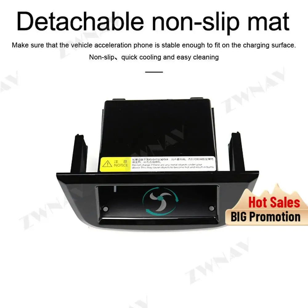 QI автомобильное интеллектуальное Беспроводное зарядное устройство для Porsche Cayenne