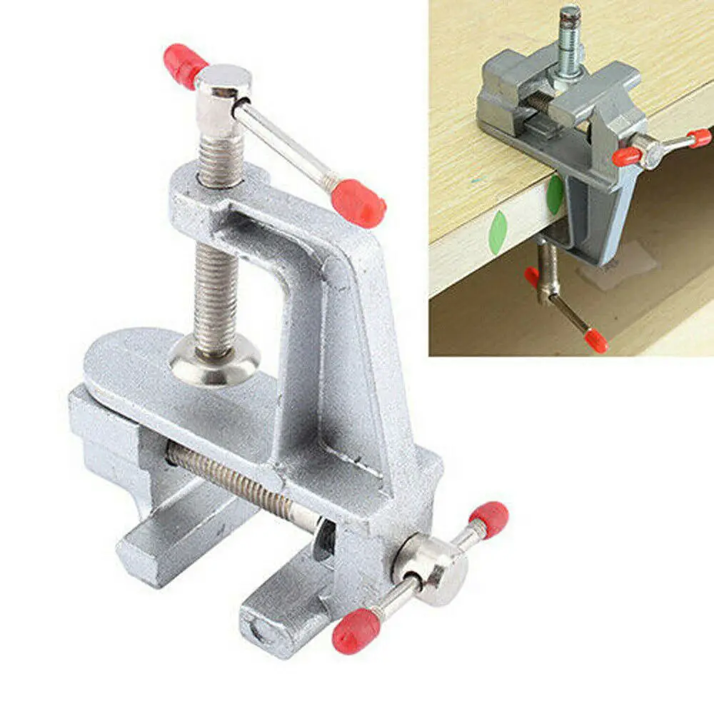 1 шт. алюминиевый сплав небольшой зажим для хобби ювелира на настольной скамье