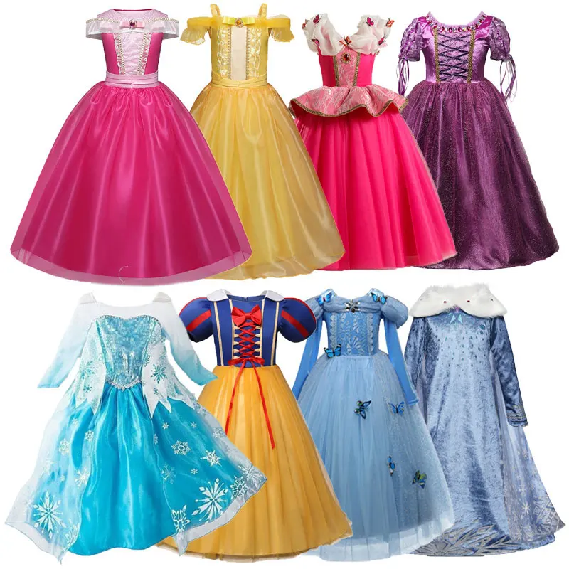 

Платье Белоснежки для девочек, вечерние костюмы принцессы на выпускной, 2019