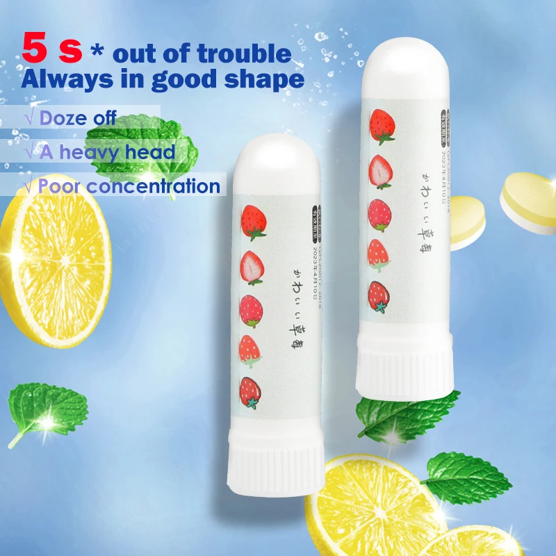 6g Nasal Inhaler Essential Oil Mint Sniff Cream Herbs Refresh Nose Cooling Motion Sickness Rhinitis Fatigue Dizziness Fresh Air | Красота и