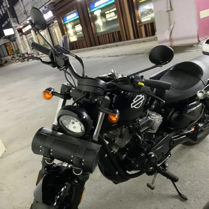 Мотоциклетные ретро круглые выпуклые зеркала заднего вида для Harley 883 1200 Honda CB400 Piaggio VESPA Triumph T100 Chopper Кафе Racer