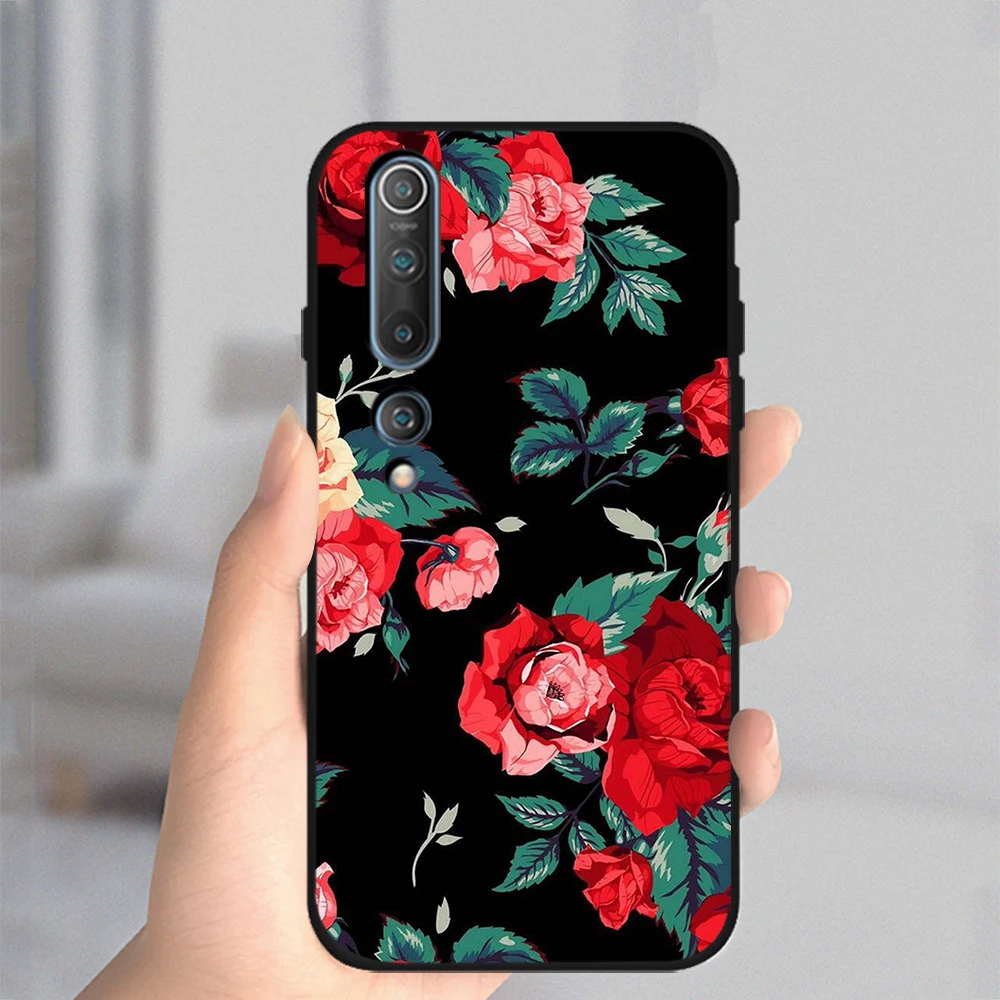 

Flower Text Case For Xiaomi Redmi Note 10 9 8 7 8T 9T Pro 9S K40 MI Note 11 10 9 10T 10S Pro Lite Poco M3 X3 F3 Soft TPU Fundas