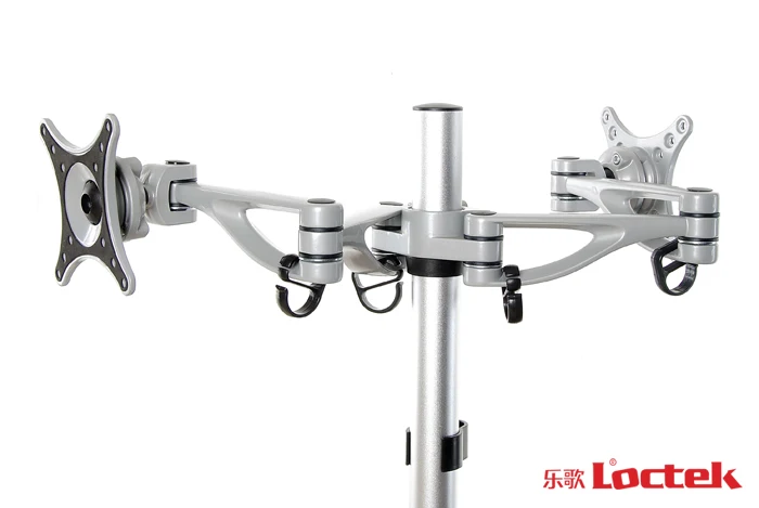 Loctek DLB203 Настольный держатель монитора с двойным экраном полная стойка для
