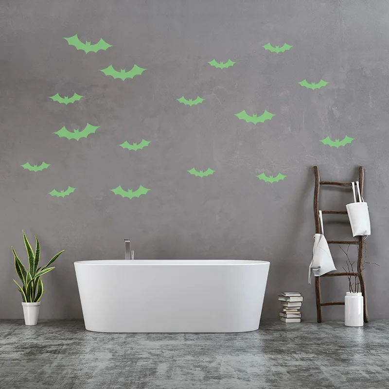 

Halloween Luminous Sticker Self-adhesive Ghost Wall Sticker Home Decor Decal for Kids Room living room Decal