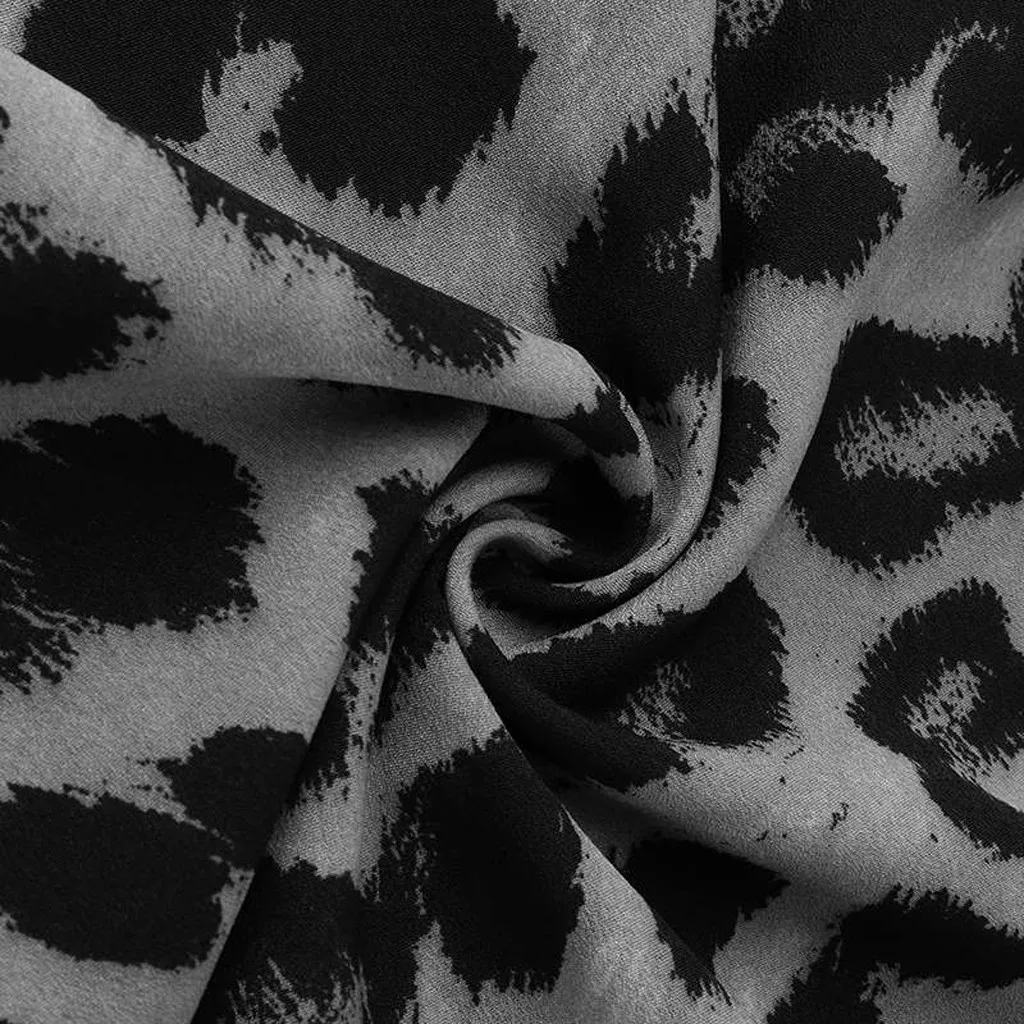 Сарафан женский с леопардовым принтом модный пикантный вечерний мини сарафан в