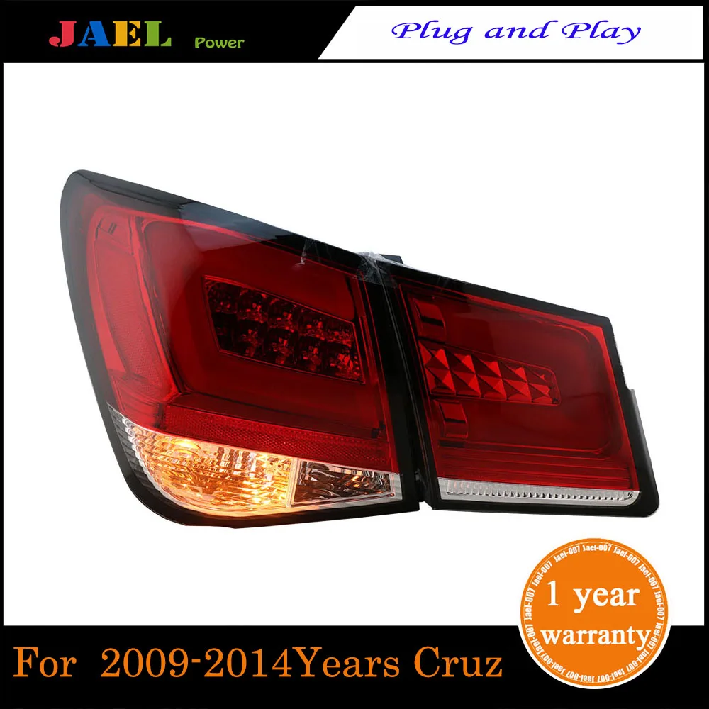 Задний фонарь светодиодный задний фонарь для Chevrolet Cruze 2009-2014yeurs DRL сигнал поворота стоп Обратный Свет