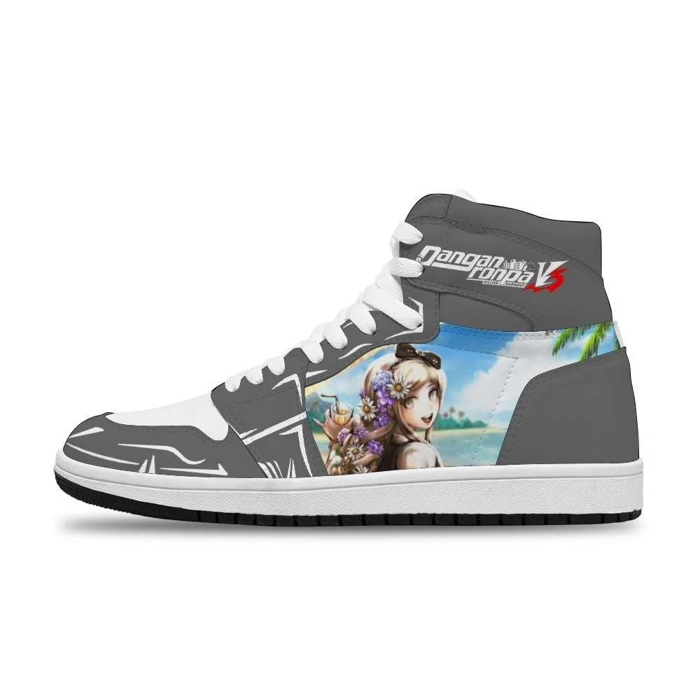 

2021 Japanese Hot Anime Danganronpa Diy Breathable Running Non-Slip Casual Shoes For Girls Unisex Fashion Sneakers
