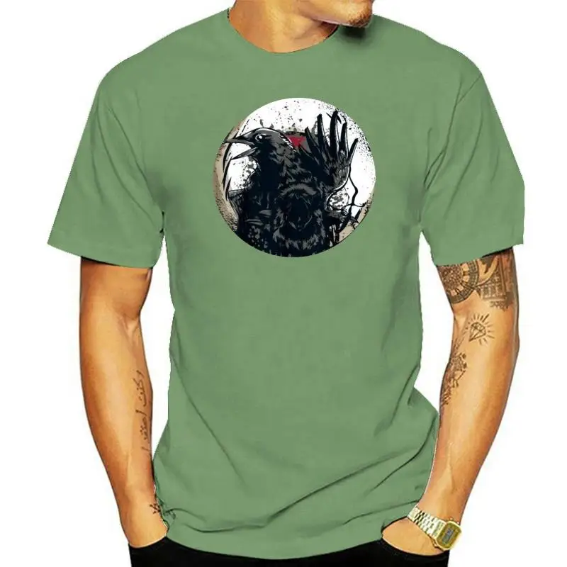 

Жуткая ворона Хэллоуин Мужская футболка женская одежда футболка