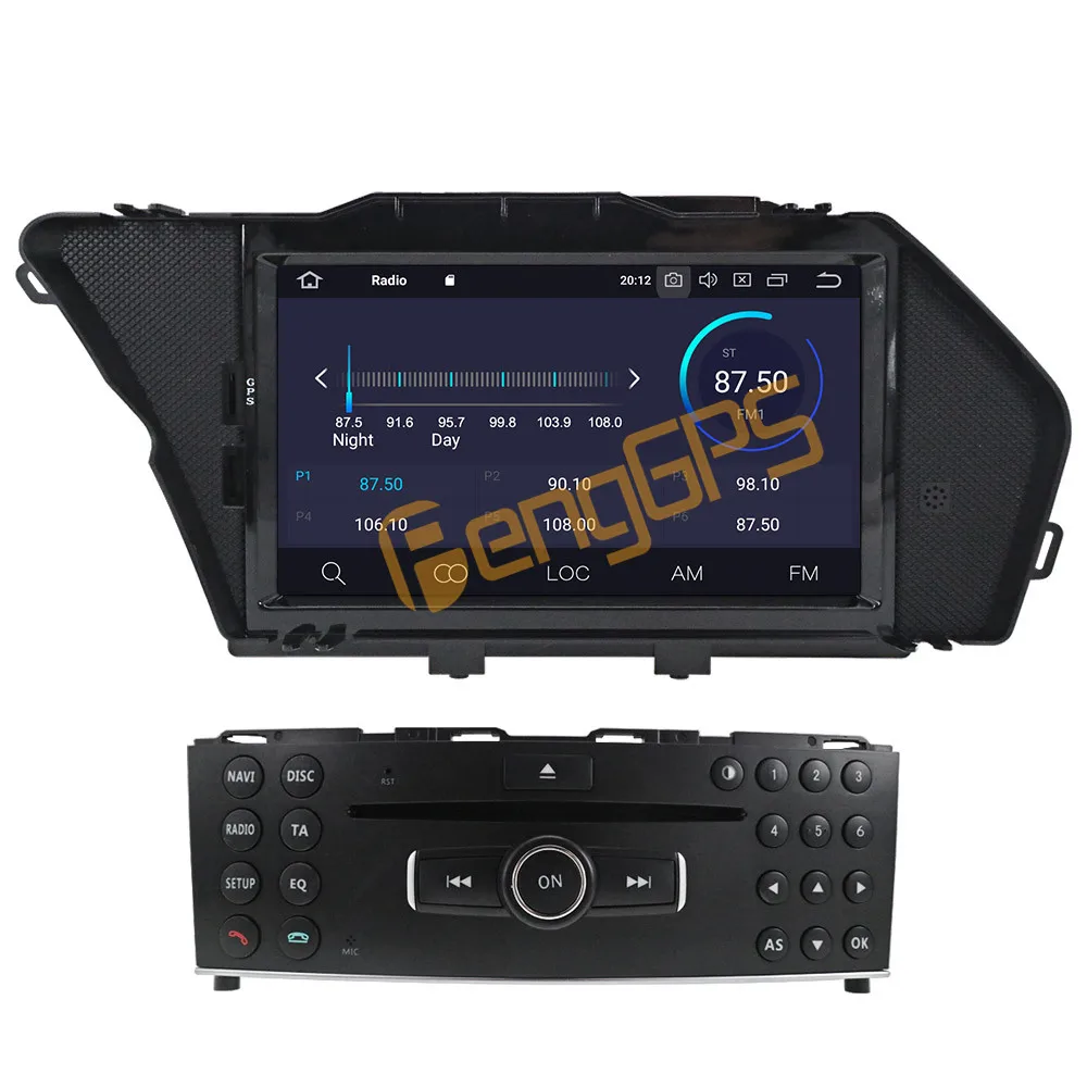 Автомагнитола для Mercedes Benz GLK X204 300 GLK350 2008-2012 Android 2Din стереоприемник Авторадио