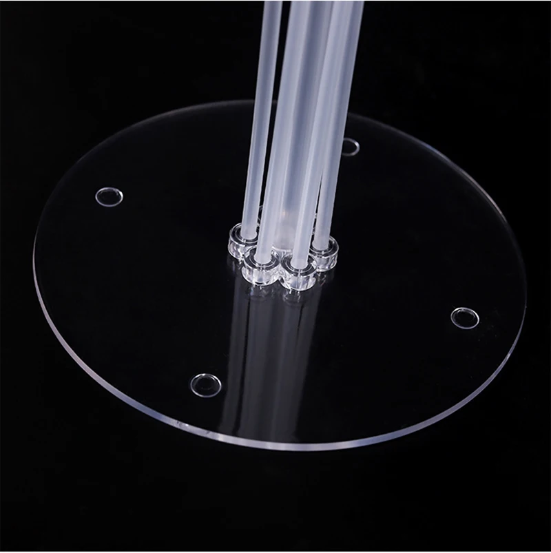 Держатель для воздушных шаров набор из 3 пластиковых прозрачных палочек