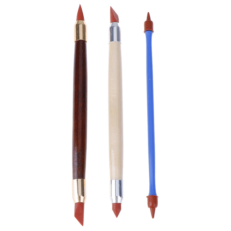 3 шт. силиконовый резиновый корректирующий ручка с двойной головкой гончарная