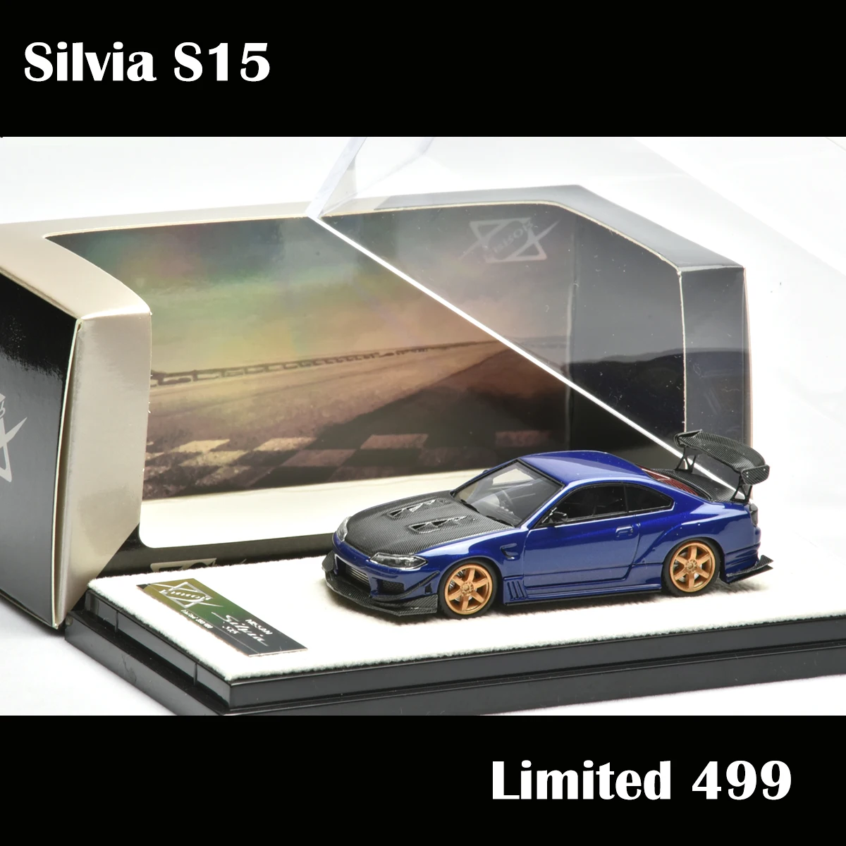 

404 Error 1:64 Diecast Resin Car Model Nissn Silvia S15 Special Version Limited 499 Diecast Model Car 1/64