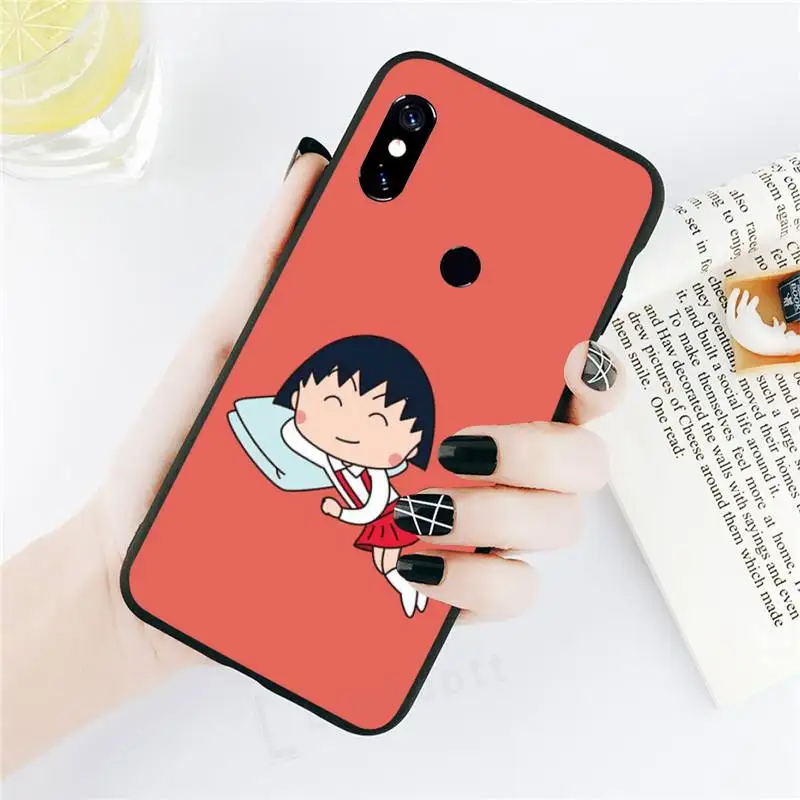 

Japan anime Chibi Maruko Phone Case For Xiaomi Redmi note 7 8 9 t k30 max3 9 s 10 pro lite