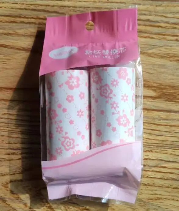 2 rolls paper 1 комплект Инструменты для чистки домашних животных портативный триммер для удаления ворса одежда ролик кисти инструменты для подстилка для животных средство для чистки - Цвет: 2 rolls paper