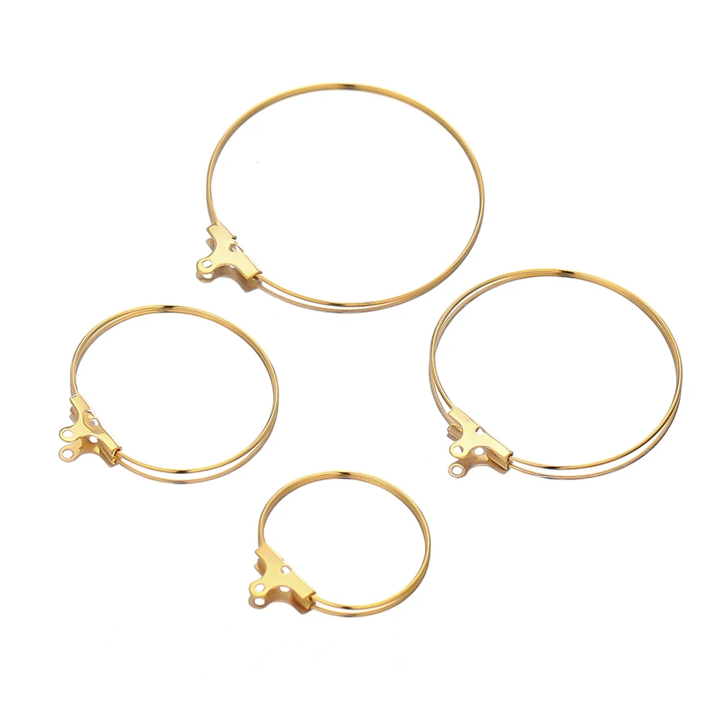 Semitree 20 шт. Ушная проволока из нержавеющей стали крючки для сережек коннектор