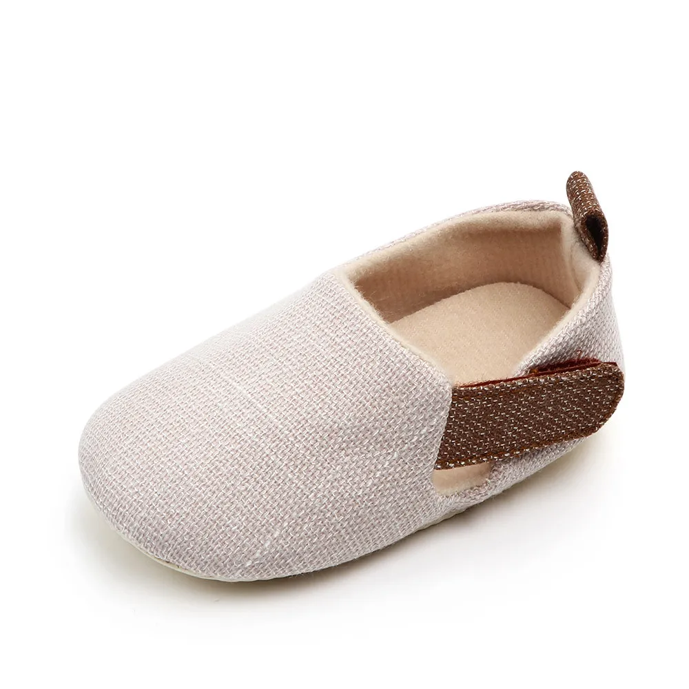 Apricot Summer Baby Shoes Walking Shoes Male and Female Treasure Soft-soled Antiskid Shoes 0-3 Years Baby Boy Boots Shoes Black Canvas - Цвет: Apricot