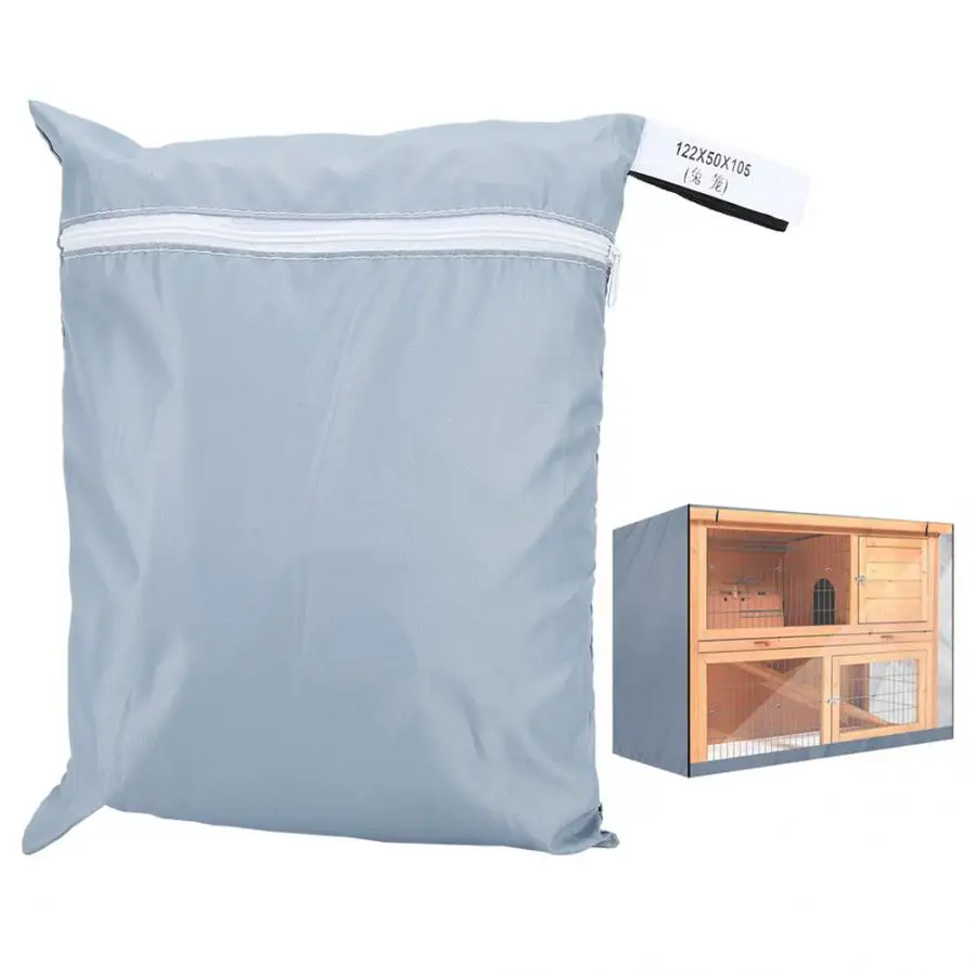 Птицеводство Ткань Оксфорд двойной слой Кролик Хатч пылезащитный чехол