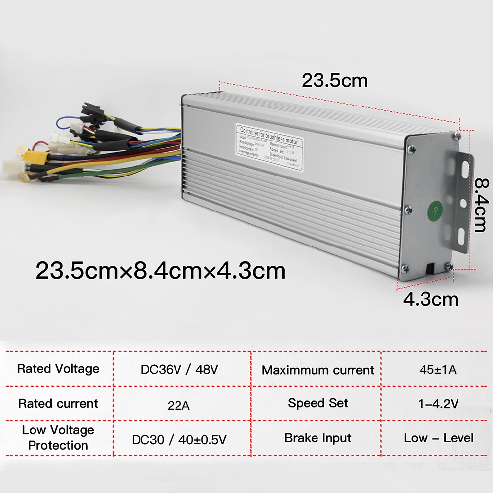 Контроллер KT 24V 36V 48V контроллер электровелосипеда 350W 500W 750W 1000W 1500W с экраном LCD5 LCD4