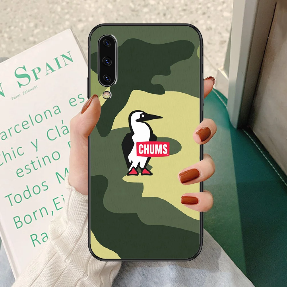 

Fashion Trend CHUMS Sport Brand Phone case For Samsung Galaxy A 3 5 7 8 10 20 21 30 40 50 51 70 71 E S 2016 2018 4G black soft