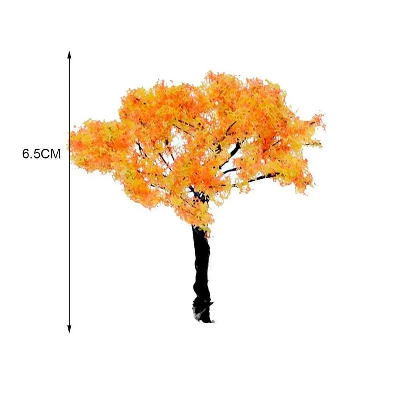 

1pcs Flower Model Train HO Trees Ball Shaped Scenery Landscape 6.5CM Mixed colors
