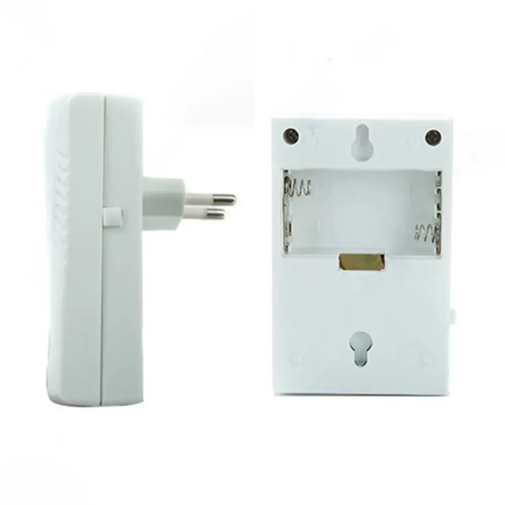 Белый дверной звонок беспроводной с питанием от аккумулятора 32 Мелодии песни 1