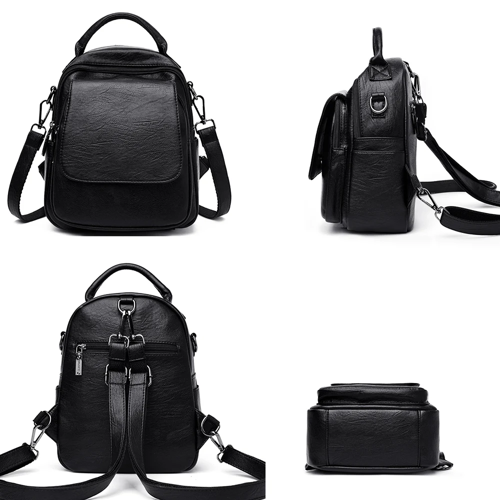 Женский рюкзак из искусственной кожи роскошный женская школьная сумка модный