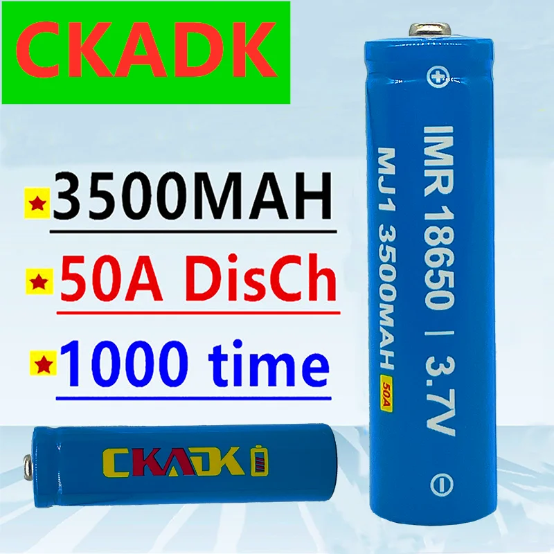 CKADK 100% оригинальный MJ1 3 7 в 3500 мАч 18650 литиевая аккумуляторная батарея для