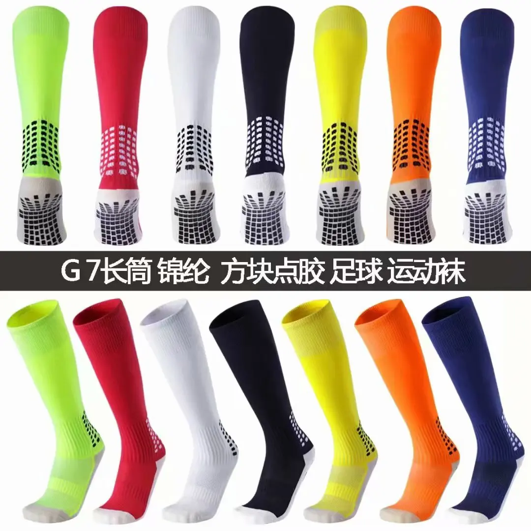 

2021 New Sports Men's and Women's Soccer Nylon Socks Non-slip Comfortable Outdoor High Quality Ankle And Calf Protection