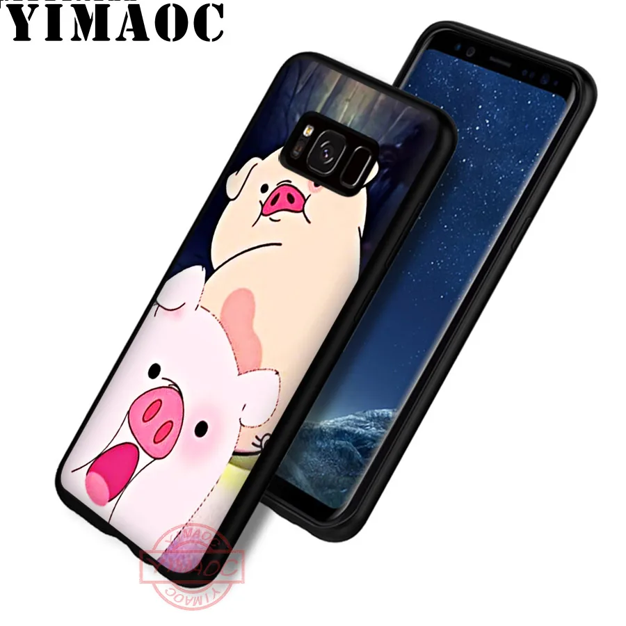 YIMAOC Funny cute lovely pig Soft Case for Samsung S20 Ultra S10 S9 S8 S6 S7 Edge Note 8 9 10 Lite Plus | Мобильные телефоны и