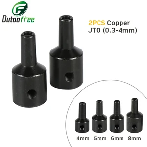 Втулка сверлильного патрона для вала двигателя 5 6 8 мм, 2 шт.лот, медная, JTO (0,3-4 мм)
