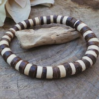 mens surfer bracelet mens beaded bracelet mens wood bead bracelet mens bracelet mens stretch bracelet