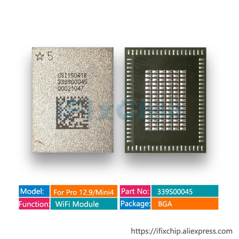 1 шт. 5 оригинальный и новый 339S00045 для ipad pro 12 9 Wi Fi IC чип модуль 339S00047|ic chip|chip wifichip ic |