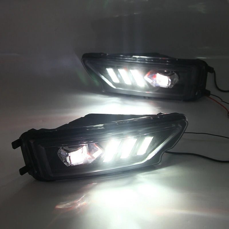 

LED DRL Daytime Running Lights Fog Lights Turn Signal Lamp for AMAROK 2016-2019