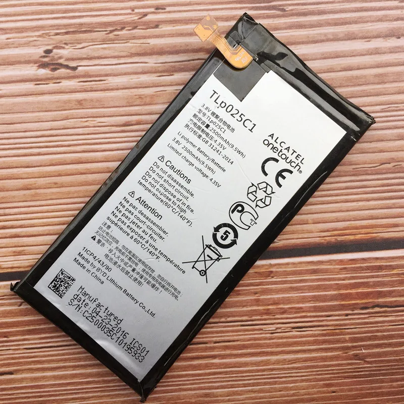 Оригинальный аккумулятор 2500 мАч TLP025C1 TLP025C2 для Alcatel One Touch POP 4 Plus + OT 5056D 5056A 5056W 5056N