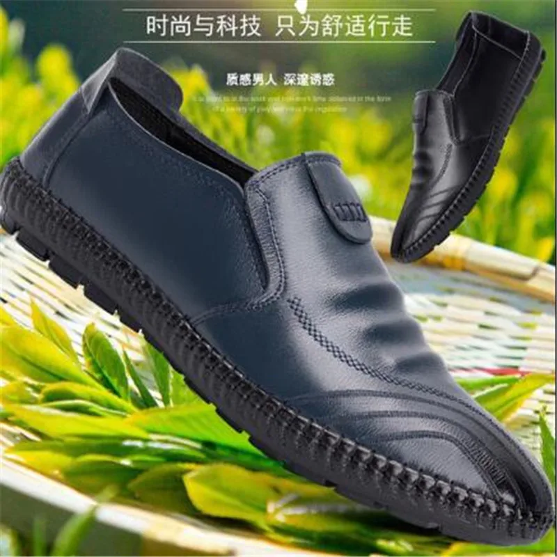

New men's casual shoes fashion pointed toe light and comfortable non-slip wear-resistant casual walking shoes shoes men
