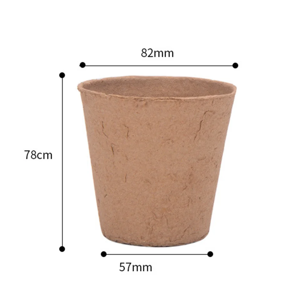 25 шт. выращивания растений чашки Бумага горшок стартер рассада травы семян