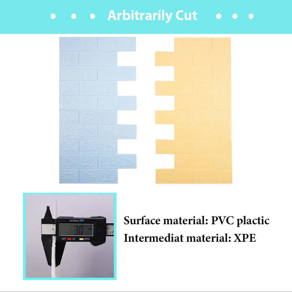 Самоклеящиеся 3D настенные стикеры NATURCITY для спальни водонепроницаемая пена