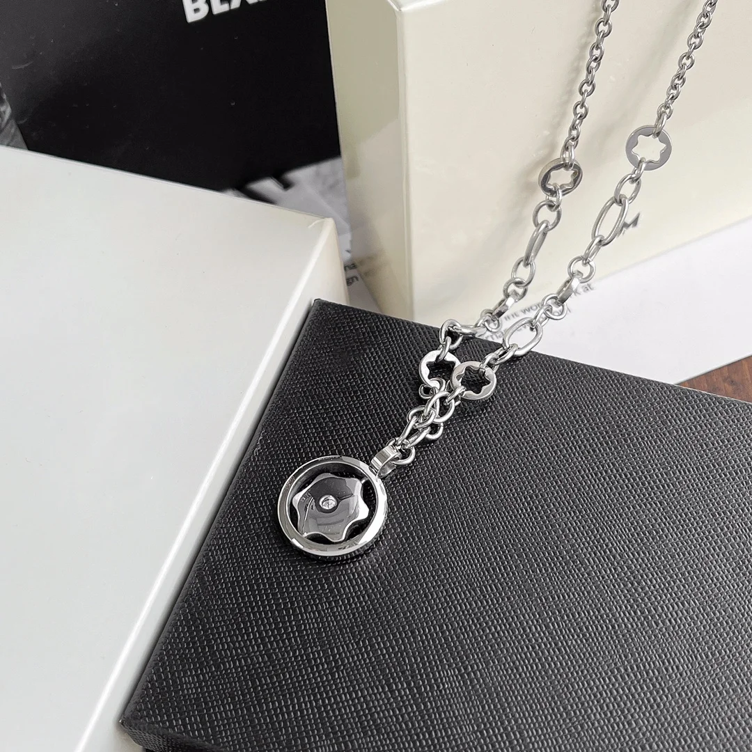 

2022 MONTe BLANCe Stainless Steel Jewelry Chains Gothic StarPendant Necklaces for Women Men