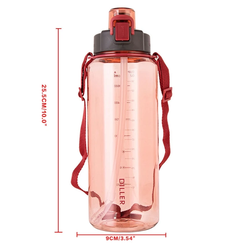 

Premium 1050ML Sport Soft Water Bottle for Outdoor Sports Blue/Pink/White K3NC
