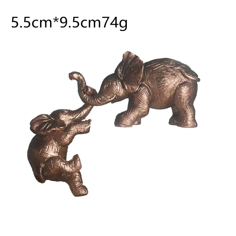 Золотой слон осьминог из смолы, декорация в стиле модного подвесного украшения для дома, простые современные ремесла, новогодний подарок.