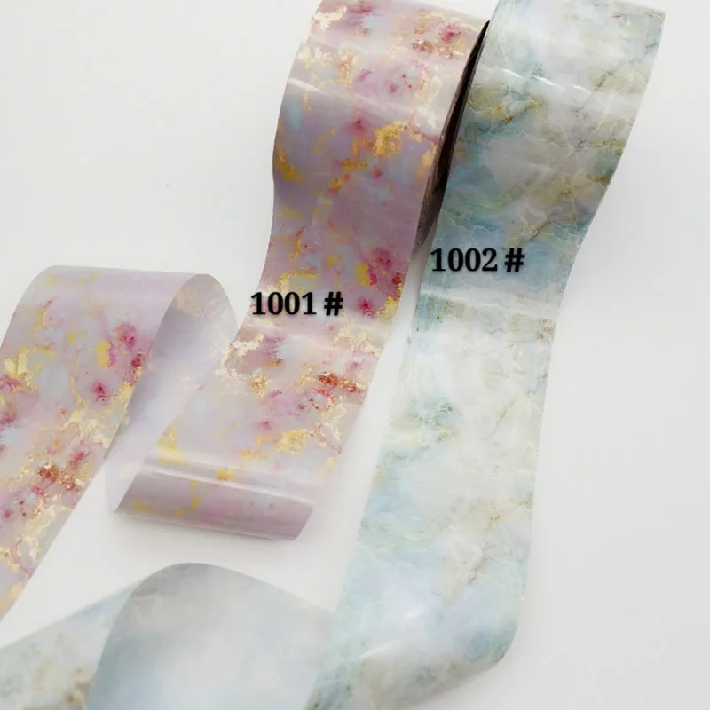 Наклейка из алюминиевой фольги для мрамора 1 рулон японская гелевая маникюрная