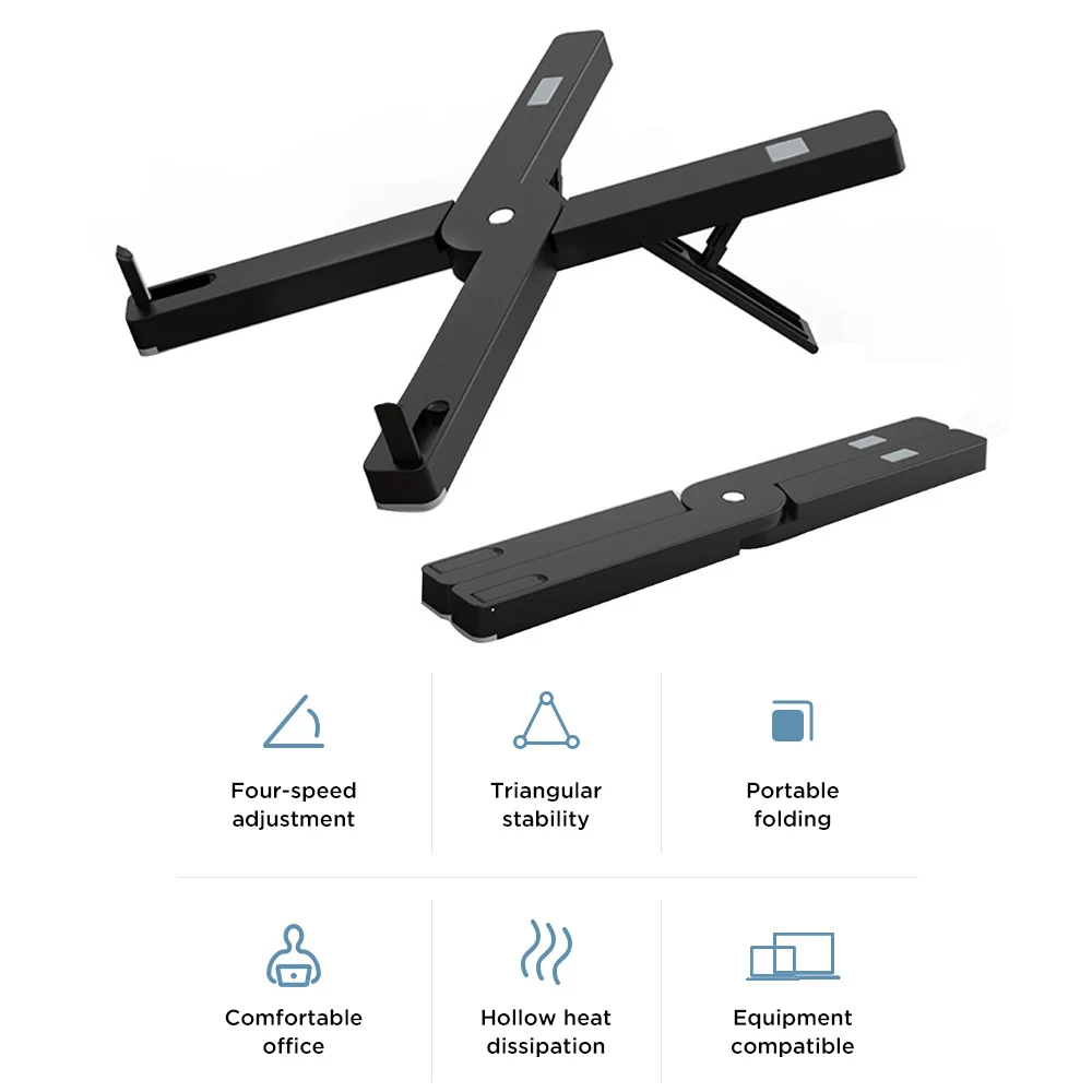 

Laptop Stand Portable Computer Riser Ergonomic Laptops Elevator Computer Tablet Stand Adjustable Laptop Holder