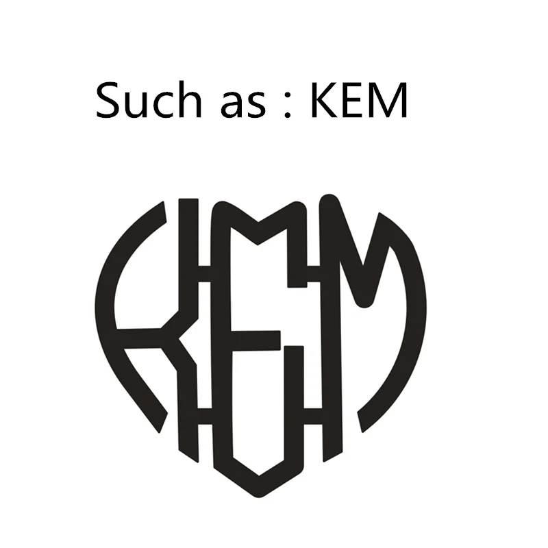 Изящные серьги в виде монограммы форме сердца для женщин и девушек ювелирные