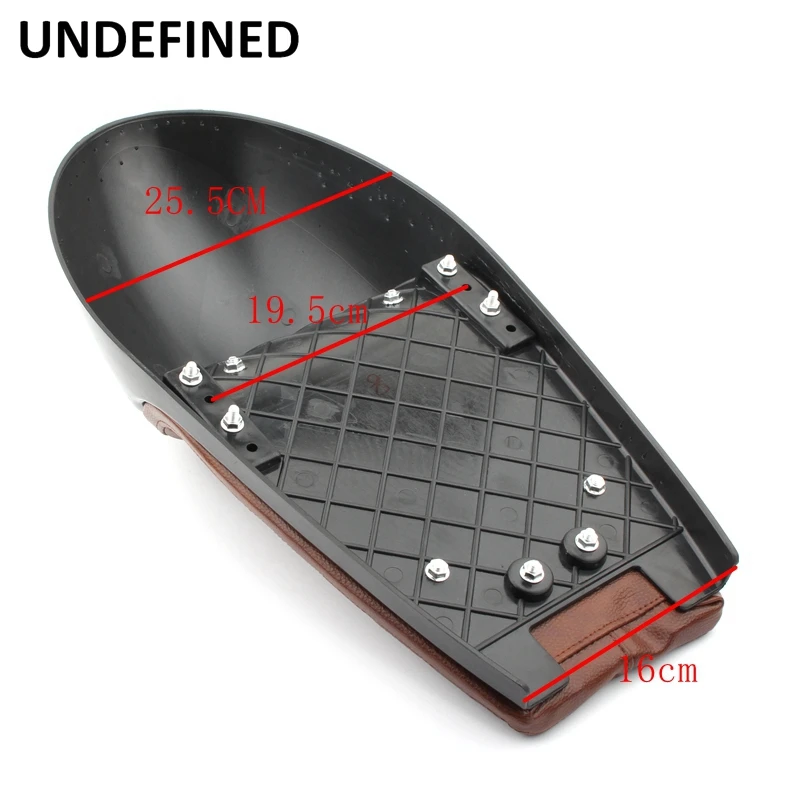 Для Honda BMW Yamaha Suzuki Bobber Chopper Cafe Racer Seat Retro Pan Base седло скрембер подушка винтажные