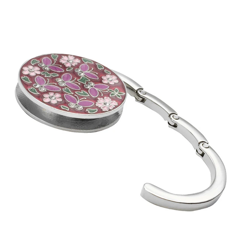 Складной мини-стол сумка крючок портативная модная металлическая в форме цветка