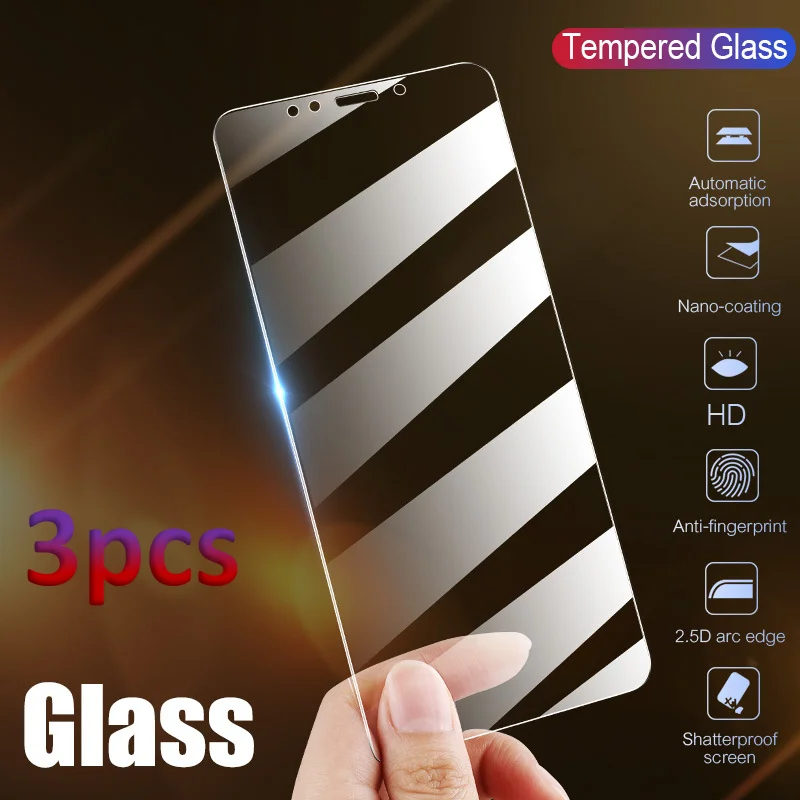 

BAIXIN Full Cover Glass For iPhone X XS Max XR 12 Tempered Glass For iPhone 7 8 6 6s Plus 5 5S SE 11 Pro Screen Protector